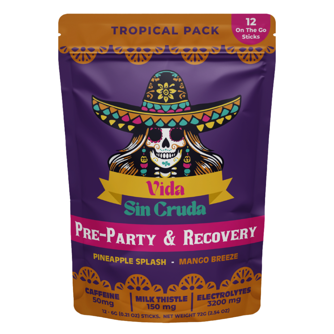 Hangover recovery drink with electrolytes