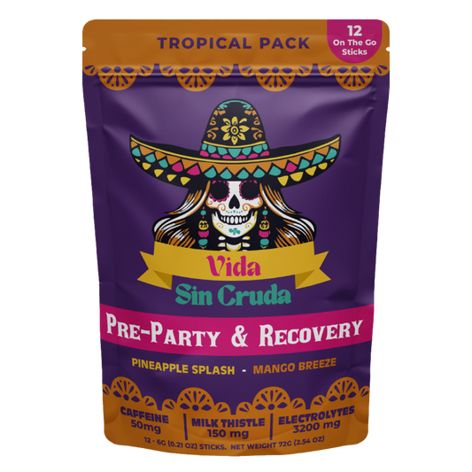 Hangover recovery drink with electrolytes